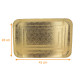 Ristorazione di prestigio scatola da 50, cartone metallizzato, oro, 28x42cm, riciclabile