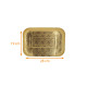 Ristorazione di prestigio scatola da 50, cartone metallizzato, oro, 19x28cm, riciclabile