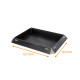Sushi tray 260ml, black kraft, carton of 400