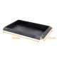 Sushi tray 450ml, black kraft, carton of 400