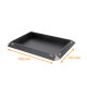 Sushi tray 365ml, black kraft, carton of 400