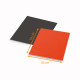 Support de présentation pour boite 10x10cm, Noir Orange, paquet de 50
