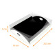 Scatola per mignon 19x25,5x5cm (12 caramelle) Nero/Bianco, scatola da 10
