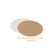 Disco kraft ø 20 cm (1,5 mm de grosor), paquete de 100