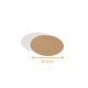 Disco kraft ø 14 cm (1,5 mm de grosor), paquete de 100