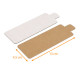 Porta lengüetas kraft 4,5x13 cm (1,5 mm de grosor), paquete de 250
