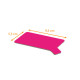 Tongue holder black/fushia rectangle 9.5x5.5cm (cardboard 1100g/m2), pack of 250