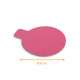 Supporto per la lingua nero/fucsia ø 8cm (cartone 1100g/m2), confezione da 250