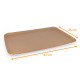Vassoio Kraft per catering 28x42cm, scatola da 100