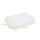 Vassoio per catering in cartone bianco 25x34cm, scatola da 100