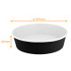 Kraft Salattopf Schwarz 1100ml, ø184x58mm, Karton mit 300 Stück