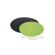 Colored cardboard disc Black/Green ø 24cm, box of 50