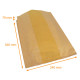 Tasche Croissant 240+70x360mm (Ref. 107), Ethnik aus braunem Kraftpapier, Karton mit 500 Stück