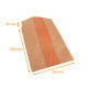 Tasche Croissant 180+80x290mm (Ref. 105), Ethnik aus braunem Kraftpapier, 1000er-Pack