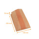 Tasche Croissant 140+70x250mm (Ref. 104), Ethnik aus braunem Kraftpapier, 1000er-Pack