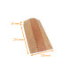 Tasche Croissant 120+50x210mm (Ref. 102), Ethnik aus braunem Kraftpapier, 1000er-Pack