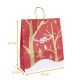 Borsa con manico in spago natalizio Fenris Junior', 35+14x41cm, scatola da 250