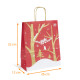 Borsa con manico in spago natalizio Fenris Junior', 26+12x32cm, scatola da 250