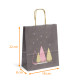 Sac poignée ficelle de Noël 'Narnia', 18+8x22cm, carton de 250