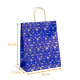 Sac poignée ficelle de Noël 'Noé II', 26+12+32cm, carton de 250
