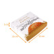 Boite pour galette des rois carton de 50, 23x23x5cm, "Délicieuse Galette"