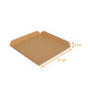 Carré rainé en kraft brun 19x19 cm (intérieur 15x15 cm), carton de 250