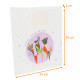Sac galette des rois en kraft 35+3x40cm, Ingraissable, "Rois Mages", carton de 100