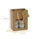 Bolsa de lujo con cordón Caja de 300, con ventana "Chic Nature" 11,4x6,4x14,6cm