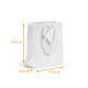 Borsa con coulisse di lusso scatola da 200, Bianco 11,4x6,4x14,6cm 