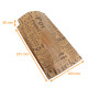 Chicken bag 200+80x355mm brown kraft, 'PatchWord', with window, carton of 400
