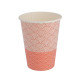 Gobelet carton Ethnik en kraft blanc, 36cl, carton de 1000