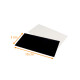 Semelle carton paquet de 200, NOIR BLANC bords droits, 5x10cm
