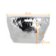 Sachet isotherme 42x14 cm fond plat -13 litres - avec poignée, carton de 100