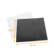 Carré blanc noir épais 50er-Pack, 26x26cm