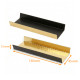 Supporto in cartone per fulmine ORO/NERO, scanalato 130x45mm (+2x15mm), confezione da 200