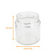 Vaso di vetro liscio Deep 220/250ml, ø66mm h.76mm, scatola da 30