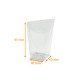Scatola trasparente scatola da 200, Versione a sacchetto, PET, 40x40x9,5 mm