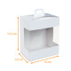 Boite à fenêtre box of 30, Blanche, 14x10x17,5cm, avec encoches