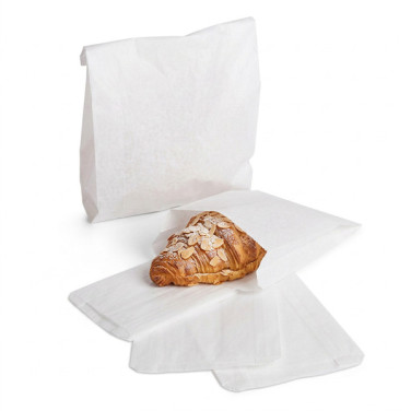 Sacchetto per croissant bianco