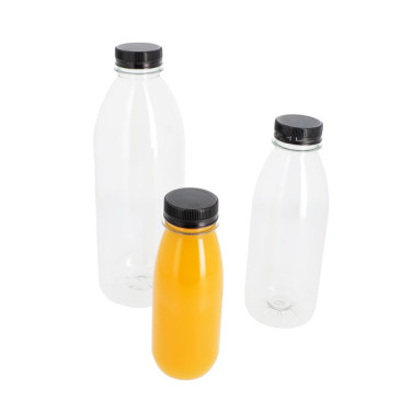Botella de plástico para zumo