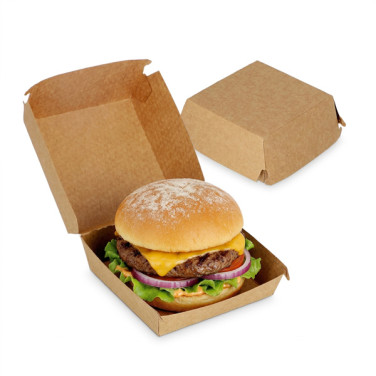 Boite hamburger en kraft