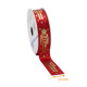 Band für Geschenkverpackungen satin simple face, 25mm x 20m, rouge, impression 'Casse-Noisette', einzeln