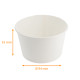 Ice cream tub in white recyclable cardboard, 250cc, ø94, h 55mm, box of 1296