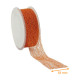 Nastro per confezioni regalo polyester, 38mm x 20m, Orange, per unità