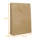 Borsa con coulisse di lusso scatola da 40, Chic Nature' 51+16x72cm