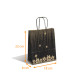 Borsa con manico in spago natalizio 'Gala 2', 18+8x22cm, scatola da 250