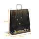 Borsa con manico in spago natalizio 'Gala 2', 35+14x40cm, scatola da 250