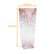 PP cardboard bottom bag pack of 100, 100x220mm, Confetti
