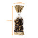 Borsa con fondo in cartone PP 120x275mm, Glacé Or, 100% recyclable, confezione da 100