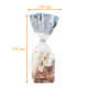 Borsa con fondo in cartone PP 120x275mm, Alsace, 100% recyclable, confezione da 100